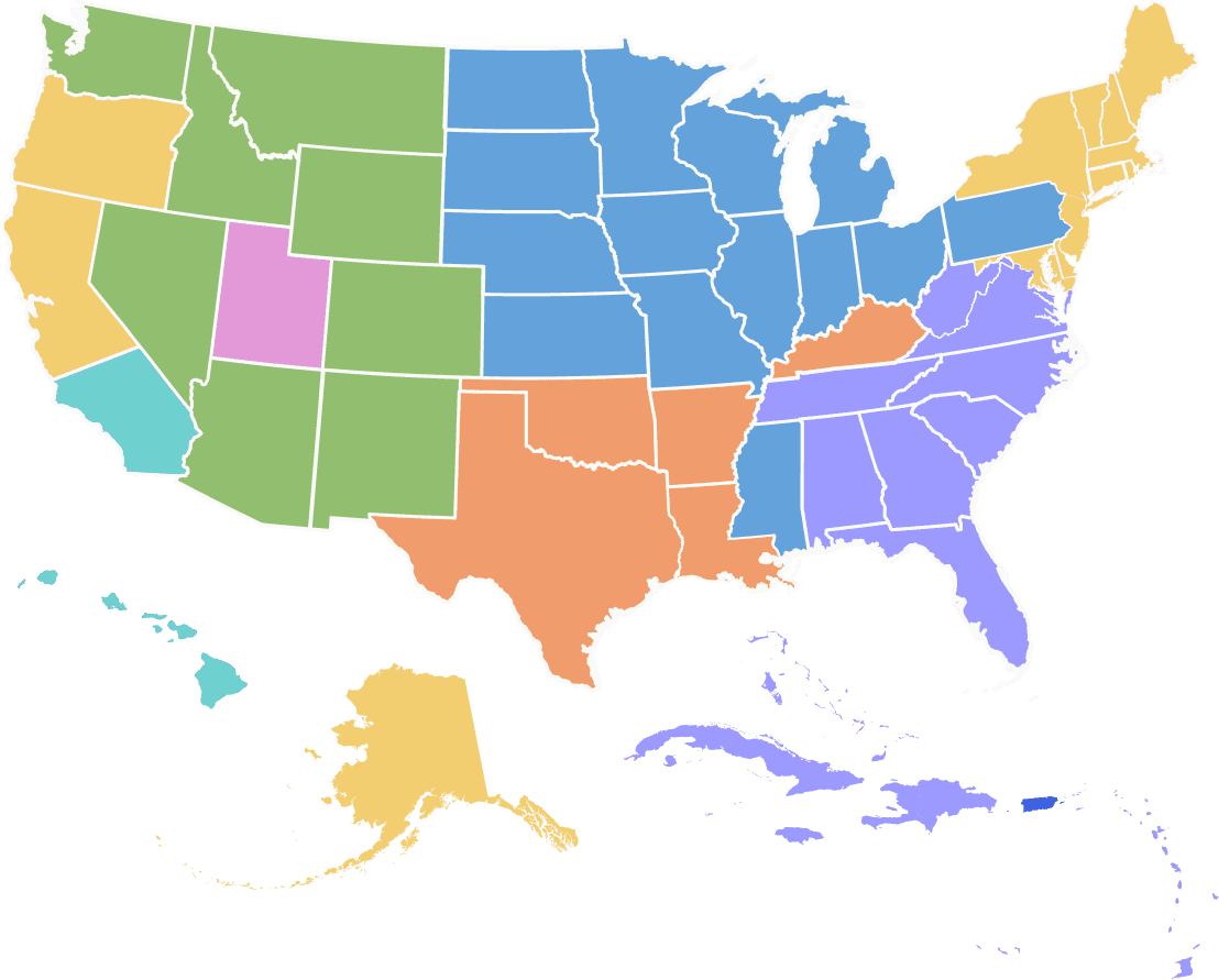 United States Sales Map